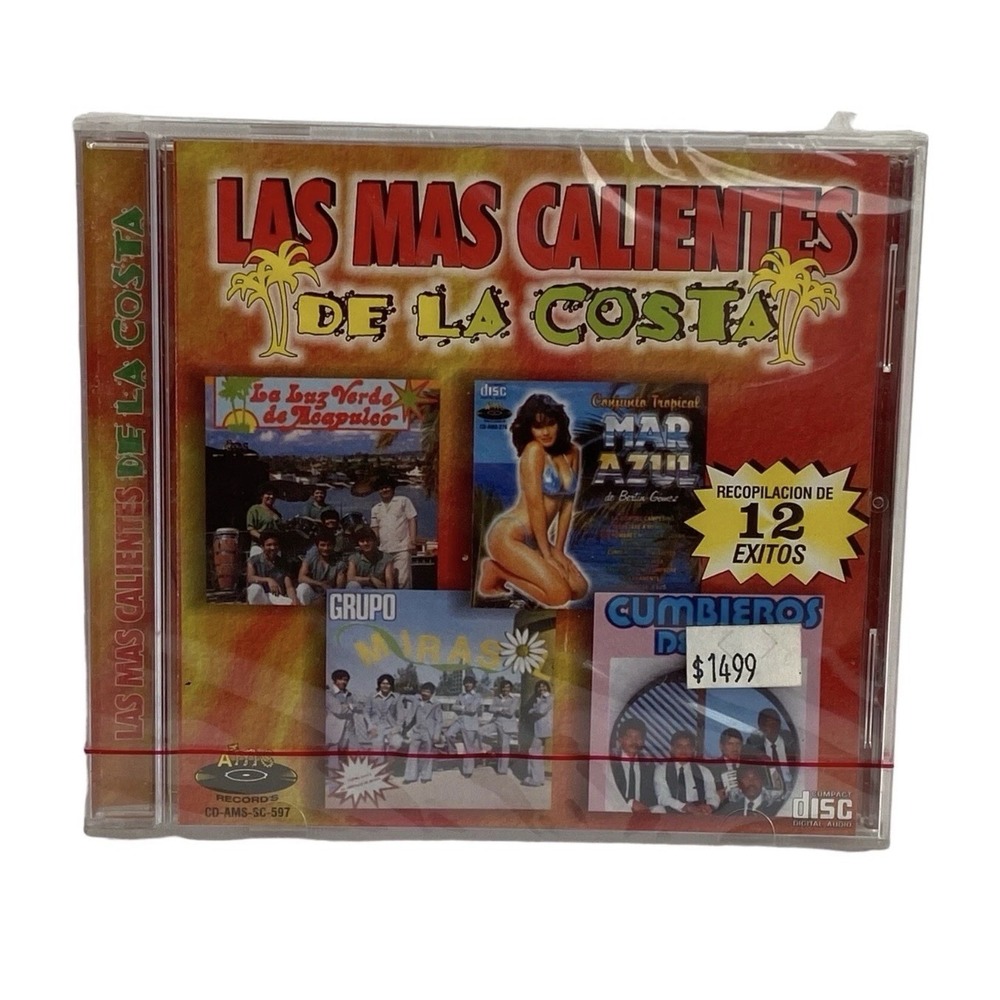 Las Mas Calientes:‎ De La Costa (CD AMS Records) Spanish, Latin New Sealed